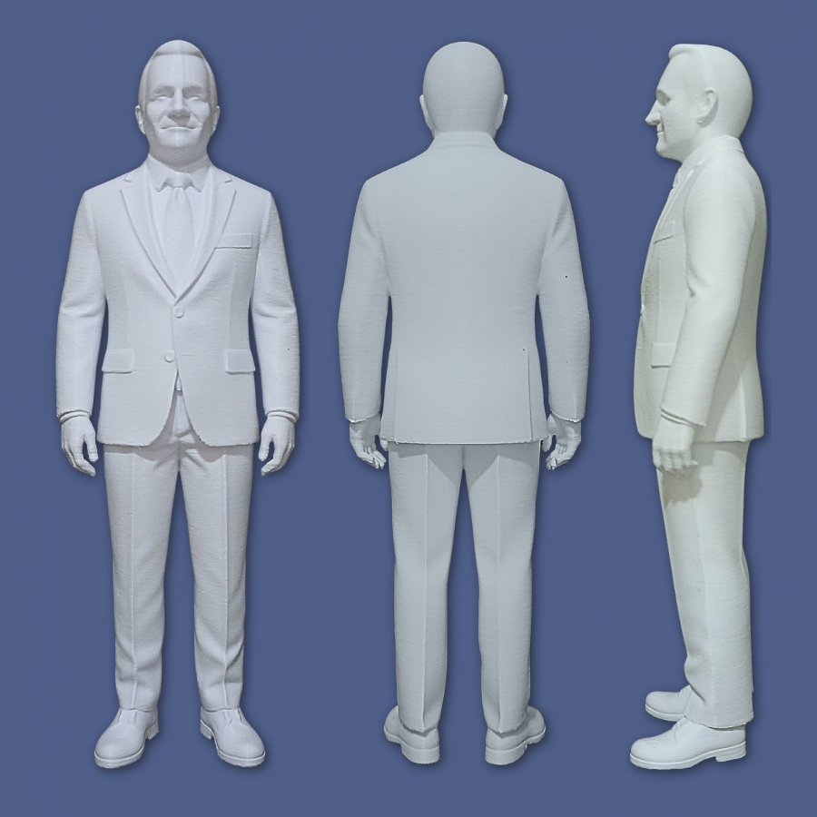 Miniatura 3D Personalizada - Estilo Boneco Masculino